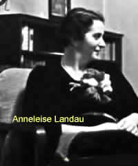 in the green room; black and white image of Anneleise Landau seated in profile with a rubber plant
