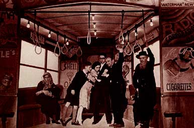 Bronx Express" von Ossip Dymow, Buhnenbild von Heinz Condell, September 1935